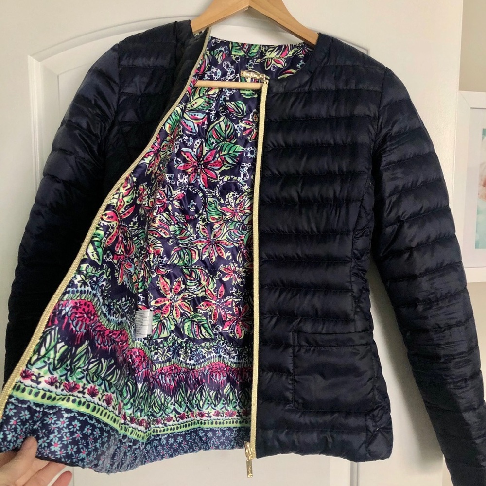Lilly Pulitzer Down Jacket XXS like new!